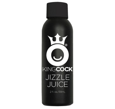 King Cock - Realistyczne Naturalne Dildo Z Wytryskiem 25 CM Jasny Kolor Skóry